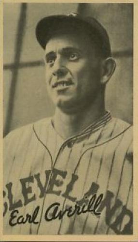 1937 Goudey Premiums Type 4 #NNO Earl Averill Front