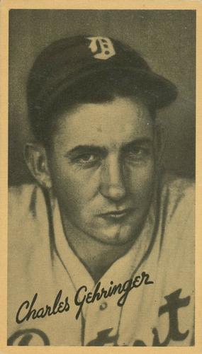 1937 Goudey Premiums Type 4 #NNO Charlie Gehringer Front