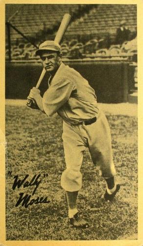 1937 Goudey Premiums Type 4 #NNO Wally Moses Front