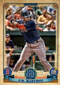 2019 Topps Gypsy Queen #122 J.D. Martinez Front