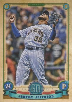 2019 Topps Gypsy Queen #194 Jeremy Jeffress Front