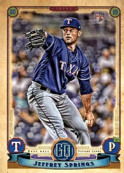 2019 Topps Gypsy Queen #255 Jeffrey Springs Front