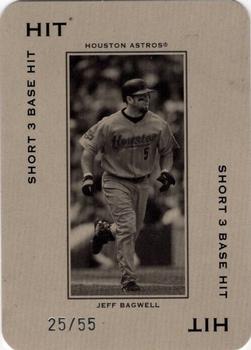 2005 Donruss Throwback Threads - Polo Grounds 55 HIT Short 3 #PG-14 Jeff Bagwell Front