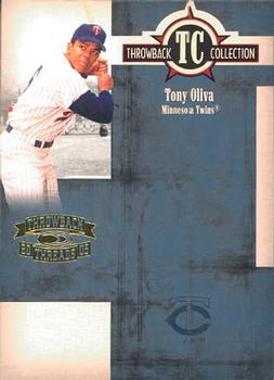 2005 Donruss Throwback Threads - Throwback Collection #TC-6 Tony Oliva Front