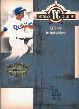 2005 Donruss Throwback Threads - Throwback Collection #TC-11 Al Oliver Front