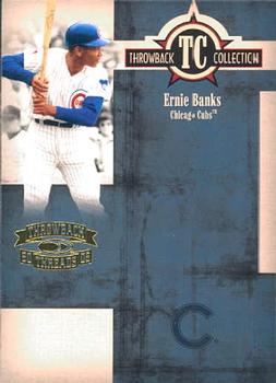 2005 Donruss Throwback Threads - Throwback Collection #TC-14 Ernie Banks Front