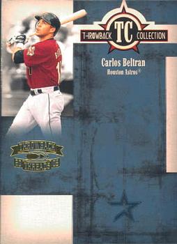 2005 Donruss Throwback Threads - Throwback Collection #TC-15 Carlos Beltran Front