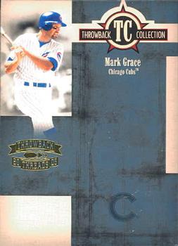 2005 Donruss Throwback Threads - Throwback Collection #TC-17 Mark Grace Front
