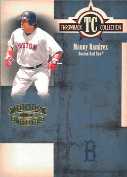 2005 Donruss Throwback Threads - Throwback Collection #TC-24 Manny Ramirez Front