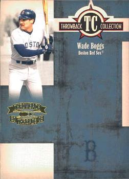 2005 Donruss Throwback Threads - Throwback Collection #TC-26 Wade Boggs Front