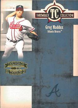 2005 Donruss Throwback Threads - Throwback Collection #TC-36 Greg Maddux Front