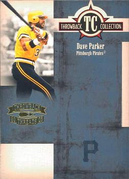 2005 Donruss Throwback Threads - Throwback Collection #TC-39 Dave Parker Front