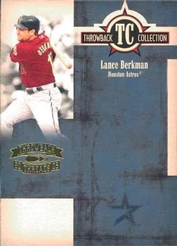 2005 Donruss Throwback Threads - Throwback Collection #TC-50 Lance Berkman Front
