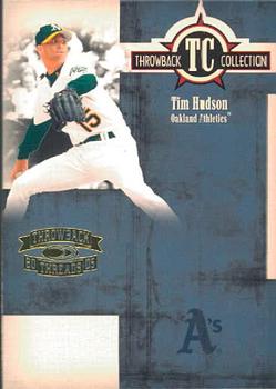 2005 Donruss Throwback Threads - Throwback Collection #TC-54 Tim Hudson Front
