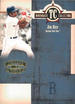 2005 Donruss Throwback Threads - Throwback Collection #TC-62 Jim Rice Front