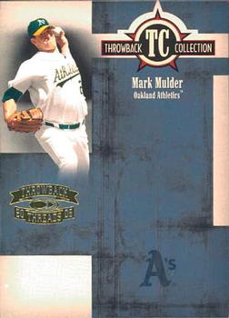 2005 Donruss Throwback Threads - Throwback Collection #TC-63 Mark Mulder Front