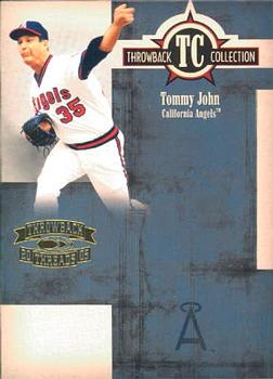 2005 Donruss Throwback Threads - Throwback Collection #TC-71 Tommy John Front