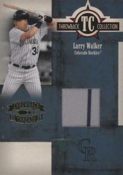 2005 Donruss Throwback Threads - Throwback Collection Material #TC-33 Larry Walker Front