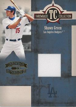 2005 Donruss Throwback Threads - Throwback Collection Material #TC-51 Shawn Green Front