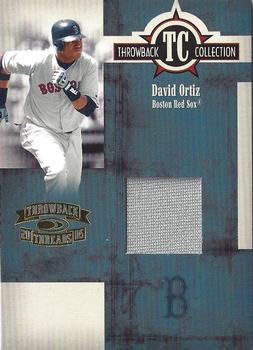 2005 Donruss Throwback Threads - Throwback Collection Material #TC-60 David Ortiz Front