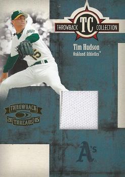 2005 Donruss Throwback Threads - Throwback Collection Material #TC-54 Tim Hudson Front