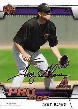 2005 Upper Deck Pro Sigs #7 Troy Glaus Front