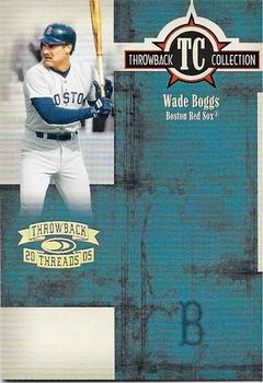 2005 Donruss Throwback Threads - Throwback Collection Spectrum #TC-26 Wade Boggs Front
