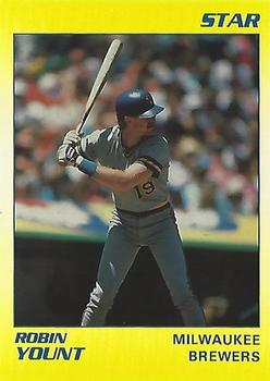 1990 Star Robin Yount - Glossy #10 Robin Yount Front