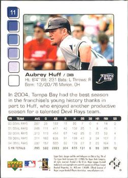 2005 Upper Deck Pros & Prospects #11 Aubrey Huff Back
