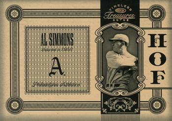 2005 Donruss Timeless Treasures - HOF Gold #HOF-7 Al Simmons Front