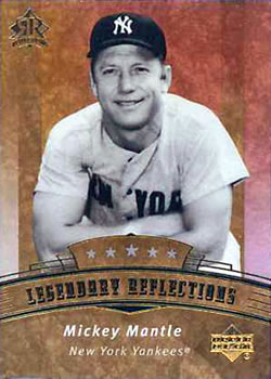 2005 Upper Deck Reflections #187 Mickey Mantle Front
