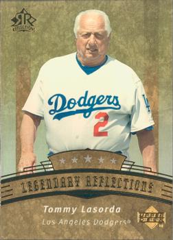 2005 Upper Deck Reflections #191 Tommy Lasorda Front