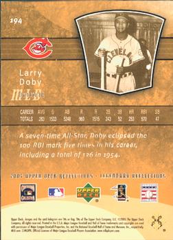 2005 Upper Deck Reflections #194 Larry Doby Back