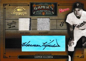 2005 Donruss Timeless Treasures - Home Road Gamers Signature Duos #G-30 Harmon Killebrew Front
