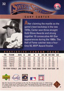 2005 Upper Deck Sweet Spot Classic #32 Gary Carter Back