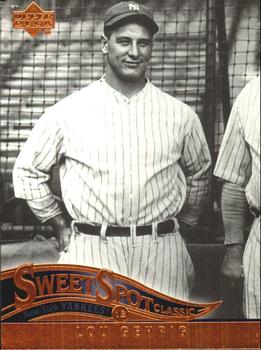 2005 Upper Deck Sweet Spot Classic #55 Lou Gehrig Front
