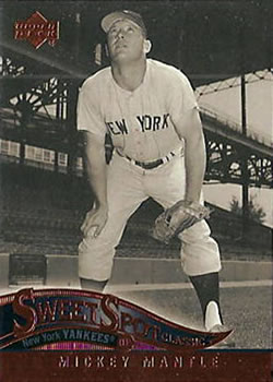 2005 Upper Deck Sweet Spot Classic #61 Mickey Mantle Front