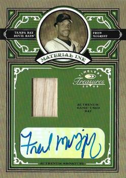 2005 Donruss Timeless Treasures - Material Ink Bat #MI-29 Fred McGriff Front