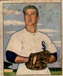 1950 Bowman #183 Mickey Haefner Front