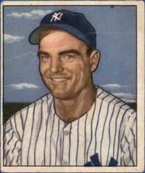 1950 Bowman #218 Cliff Mapes Front
