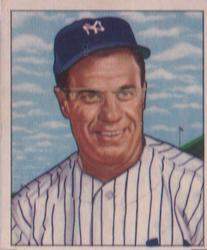 1950 Bowman #219 Hank Bauer Front