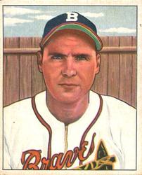 1950 Bowman #110 Tommy Holmes Front