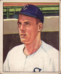 1950 Bowman #184 Randy Gumpert Front