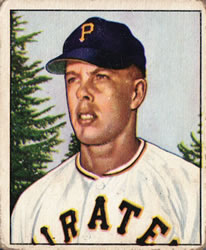 1950 Bowman #202 Cliff Chambers Front