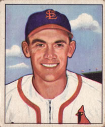 1950 Bowman #209 Johnny Lindell Front