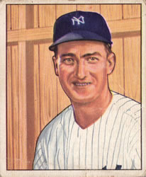 1950 Bowman #216 Bob Porterfield Front