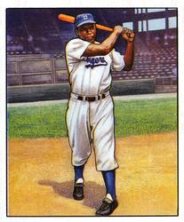 1950 Bowman #22 Jackie Robinson Front