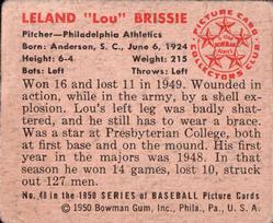 1950 Bowman #48 Leland 