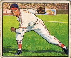 1950 Bowman #72 Howie Pollet Front