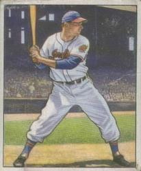 1950 Bowman #7 Jim Hegan Front